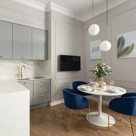 Apartment Luxury Gold Cracow Centre 3min Main Sq Old Town Krakow